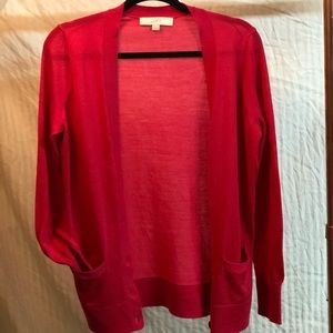 Ann Taylor Loft Pink Cardigan